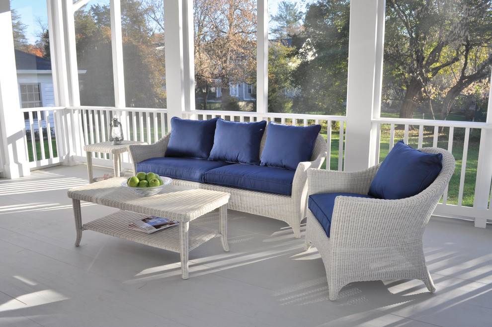 Screened in Porch Pictures Spaces Traditional with None 