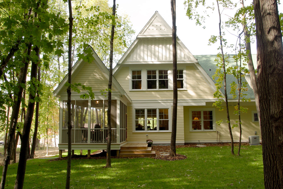 Screened in Porches Exterior Traditional with Cape Cod Cottage Cottage