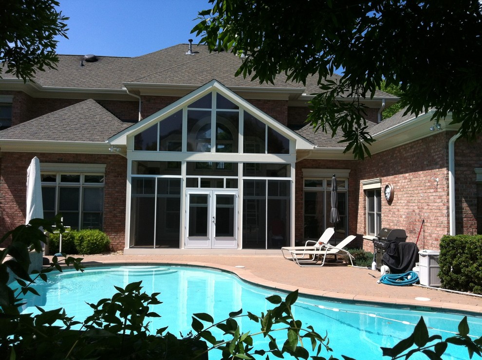 Screened Porch Pictures Porch Traditional with Bead Board Builder Ceiling