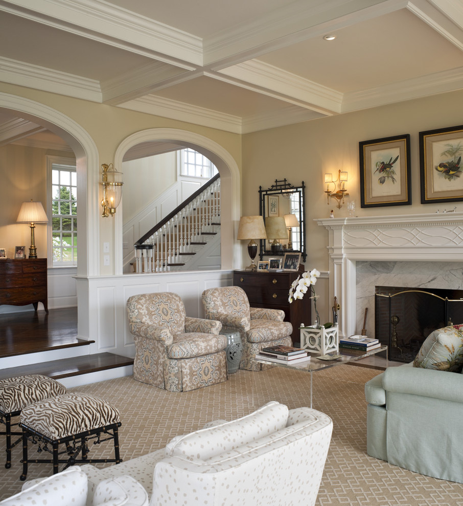 Seattle Architecture Firms Living Room Traditional with Arched Opening Arched Openings