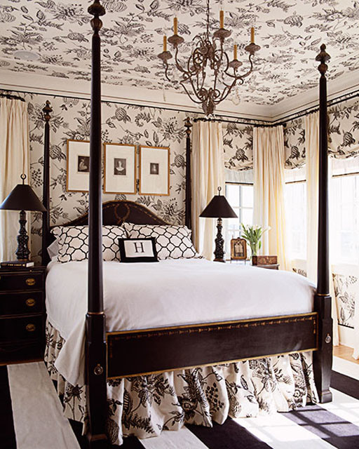 Seattle Interior Design Firms Bedroom Traditional with Antique Chandelier Art Above