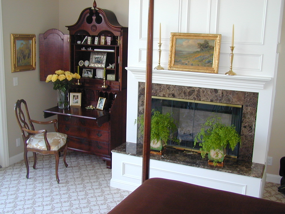 Secretary Desk with Hutch Bedroom Traditional with Abattant Cabinet with Table