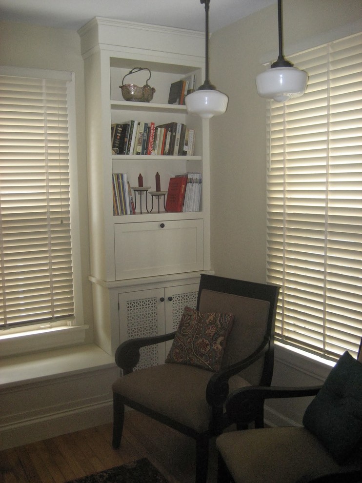 Secretary Desk with Hutch Spaces Traditional with Barn Door Hardware Black