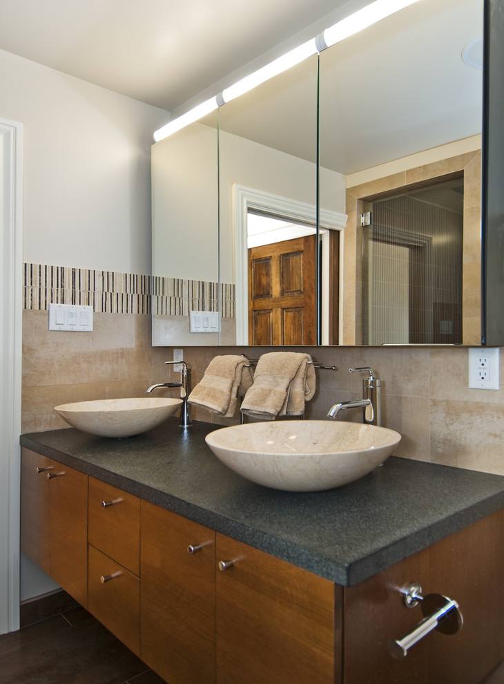 Semi Recessed Bathroom Sink Bathroom Transitional with Bathroom Hardware Bathroom Mirrors
