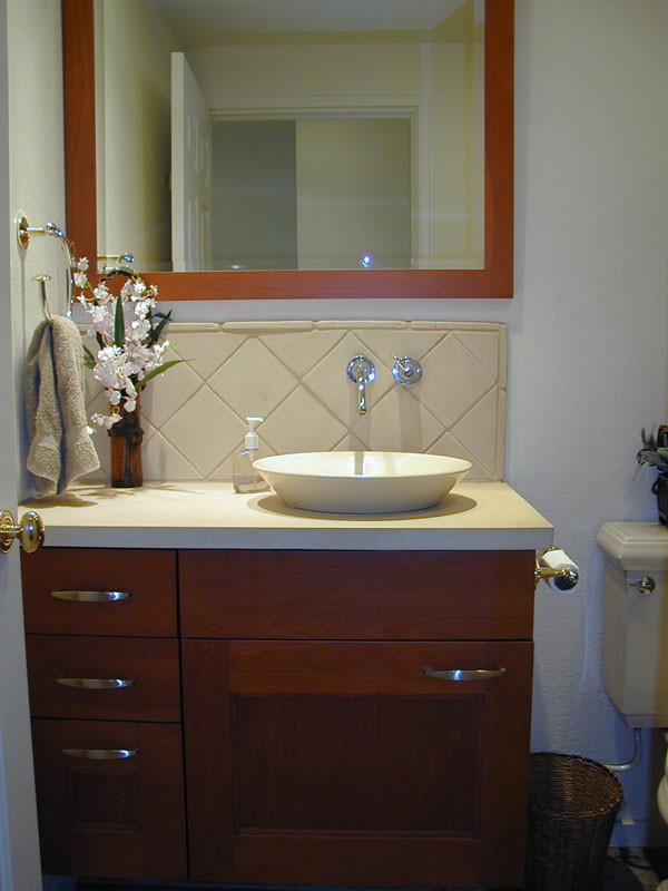 Semi Recessed Sink Bathroom Tropical with Bathroom Cabinets Bathroom Design