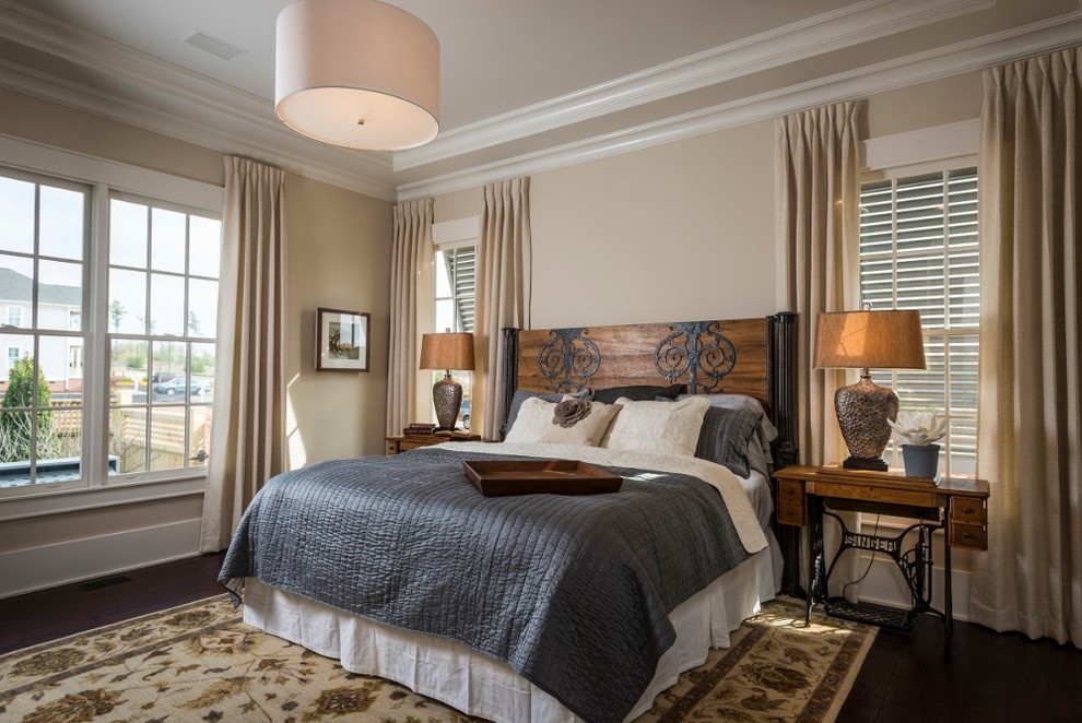 Sewing Room Furniture Bedroom Traditional with Beige Lampshades Beige Wall