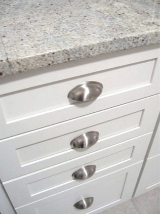 Shaker Cabinet Pulls Kitchen Traditional with None 1