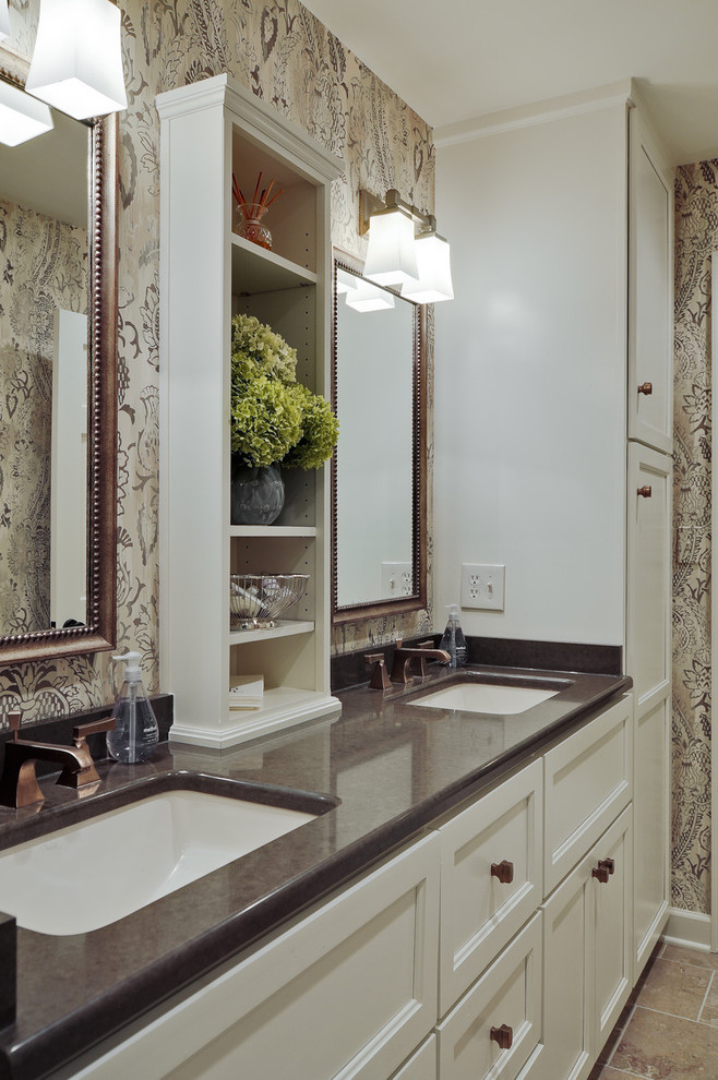 Shallow Bathroom Cabinet Bathroom Traditional with Bathroom Mirror Bathroom Storage1