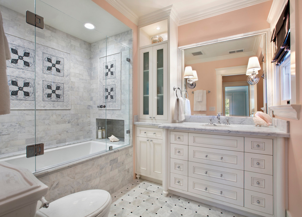 Shallow Storage Cabinet Bathroom Traditional with Custom Cabinets Girls Bathroom