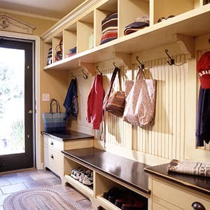 Shoe Bench Storage Entry Traditional with Mudroom 