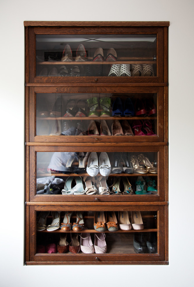 Shoe Storage Ottoman Closet Modern with Built in Storage Display