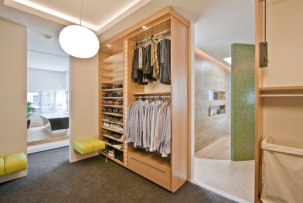 Shoe Storage Solutions Closet Contemporary with Carpeting Chartreuse Cove Lighting