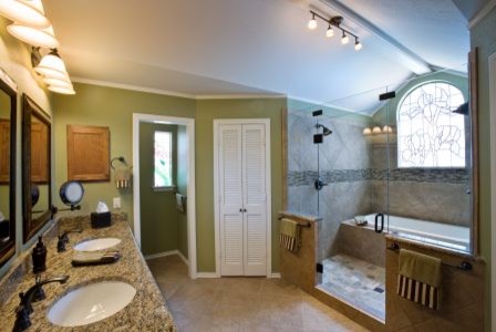 Shower and Tub Combo Bathroom Traditional with Bathroom Remodel Curb Appeal