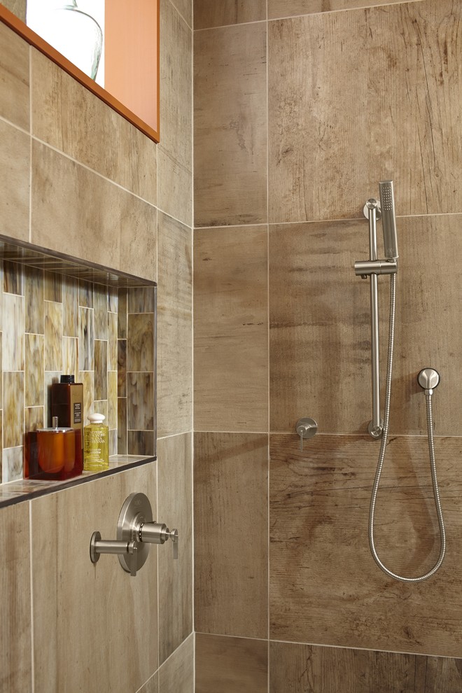 Shower Remodel Cost Bathroom Contemporary with None 