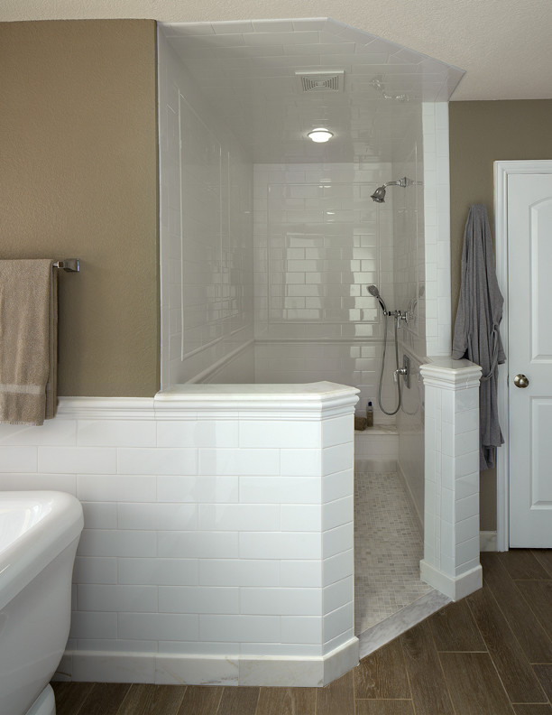 Shower Subway Tile Bathroom Traditional with Bathroom Subway Tile Bathroom
