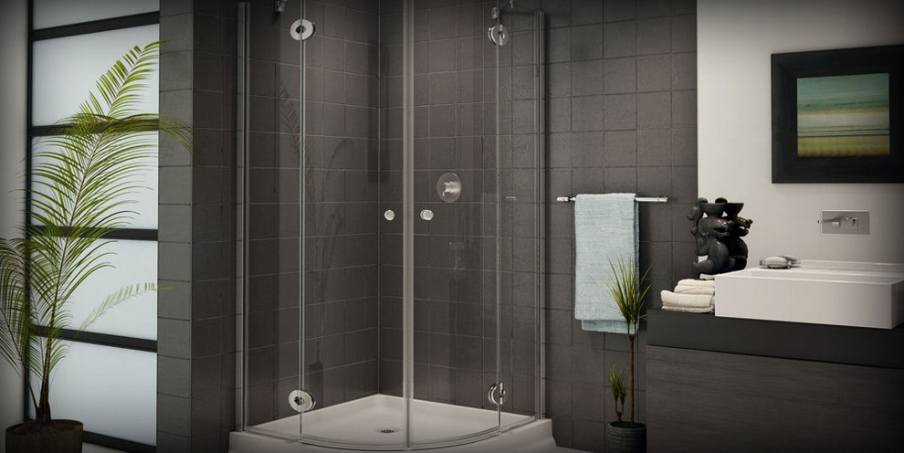 Shower Surround Ideas Bathroom Contemporary with None 2