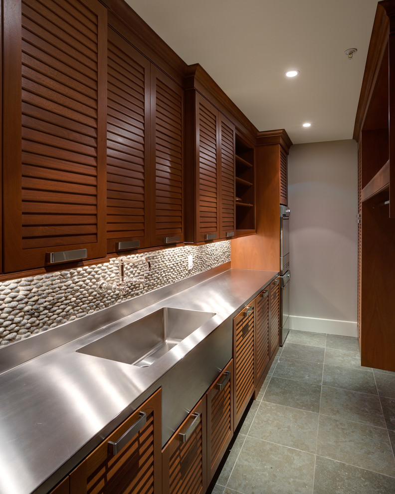 Shutter Cabinet Doors Laundry Room Contemporary with Built in Cupboards Gray