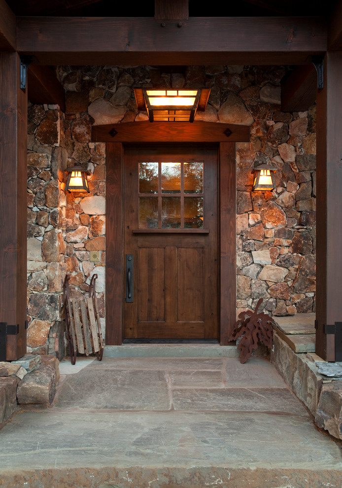 Side Entry Doors Entry Rustic with Dark Wood Door Door