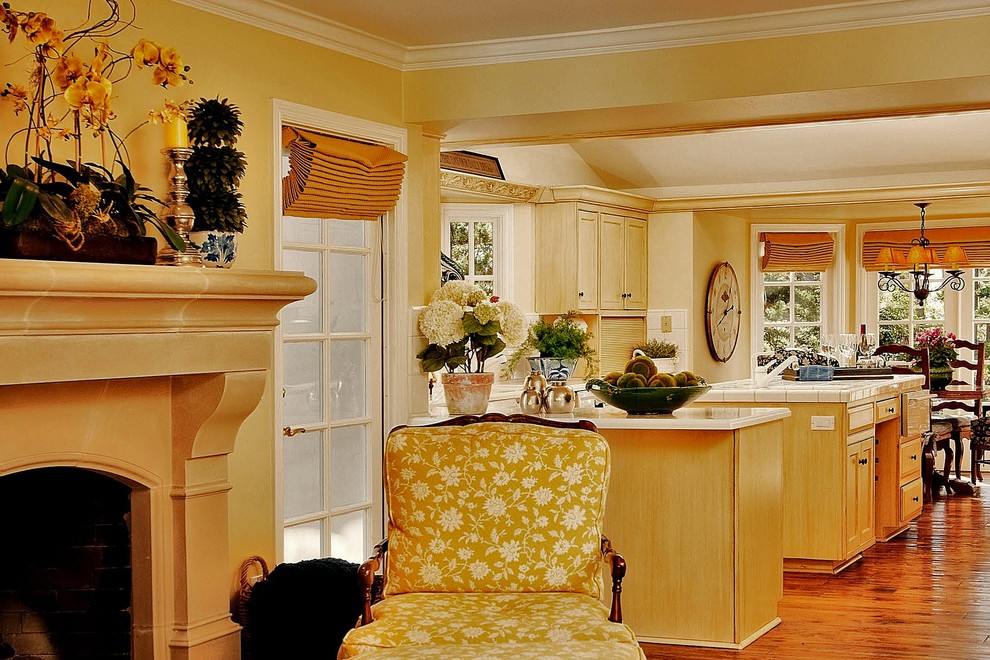 Silk Flower Arrangements Family Room Traditional with Bergre Chair Container Plants