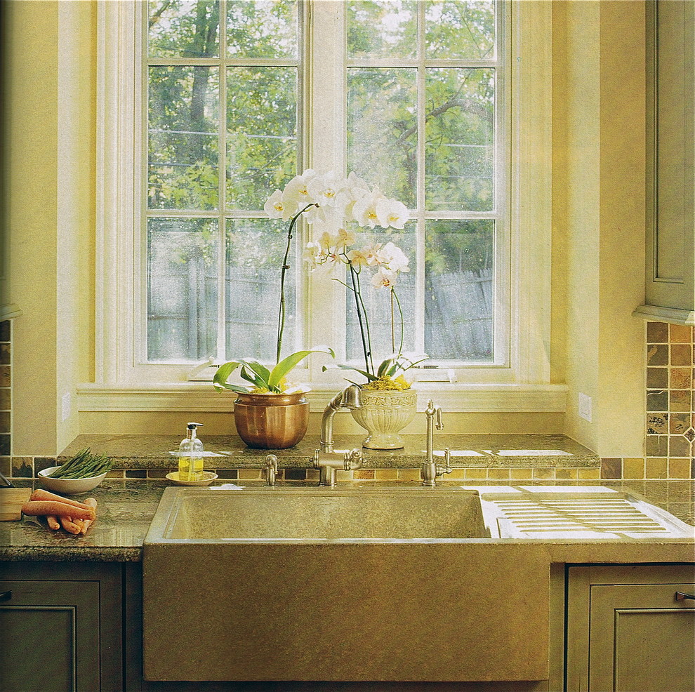 Sink with Drainboard Kitchen Eclectic with Consult Decorate Deep Window