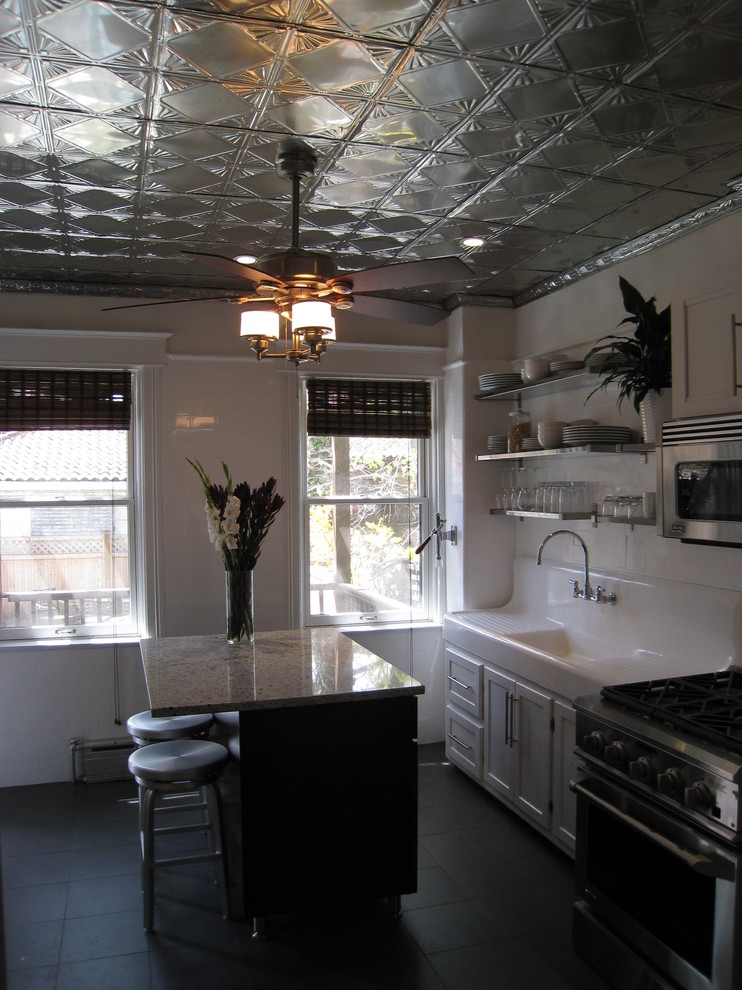 Sink with Drainboard Kitchen Eclectic with Farmhouse Sink Island Kitchen