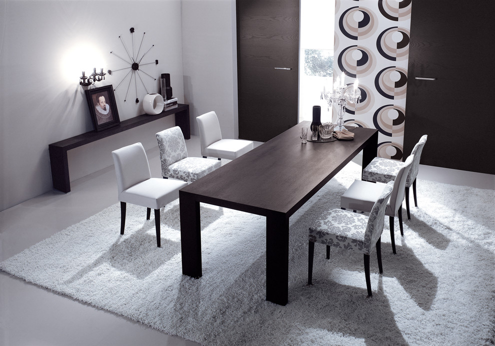 Skinny Console Table Dining Room Modern with Black and White Dark