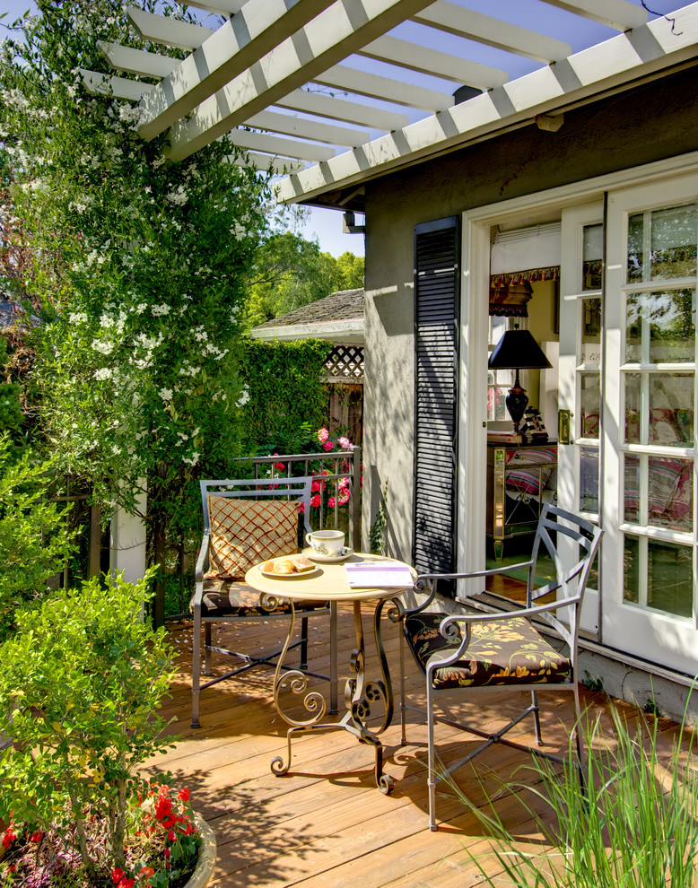 Sliding French Doors Patio Traditional with Deck Furniture Flowers Outdoor