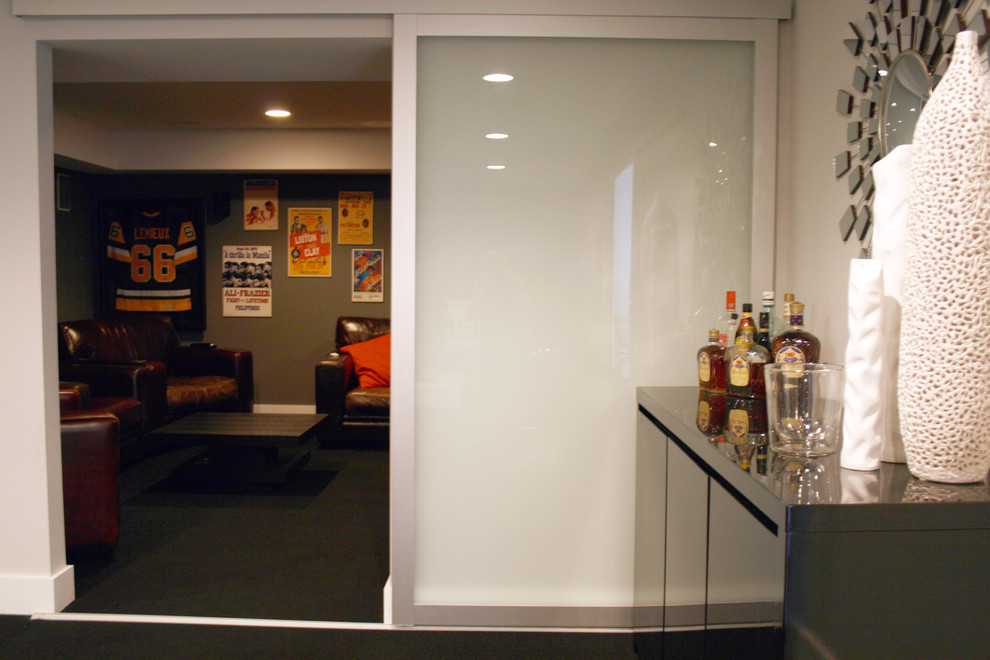 Sliding Room Dividers Basement Contemporary with None 