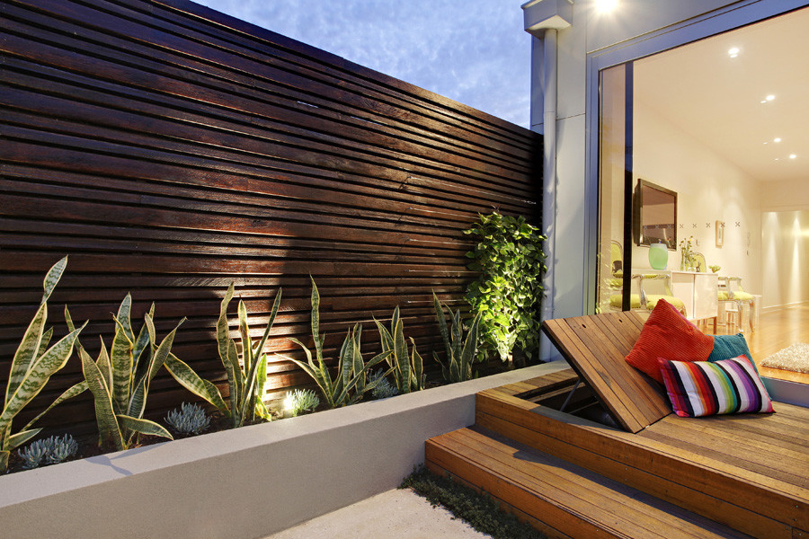 Small Backyard Decks Patio Contemporary with None 