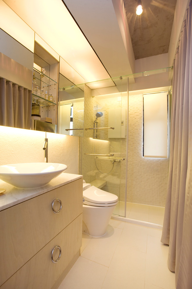 Small Bathroom Designs with Shower Bathroom Contemporary with Clifton Leung Concrete Design