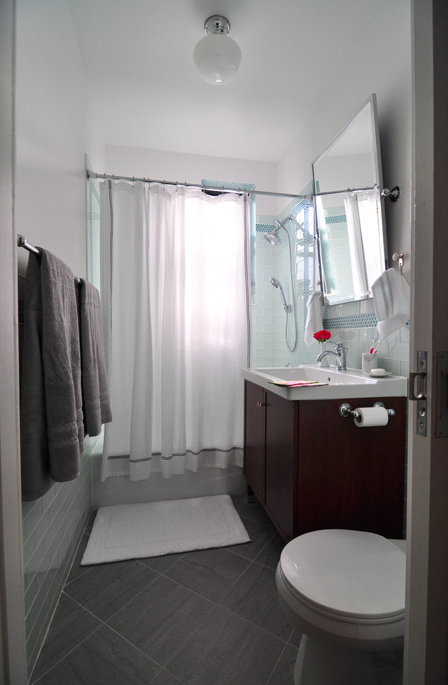 Small Bathroom Floor Tile Bathroom Contemporary with Ceramic Floor Tile Gray