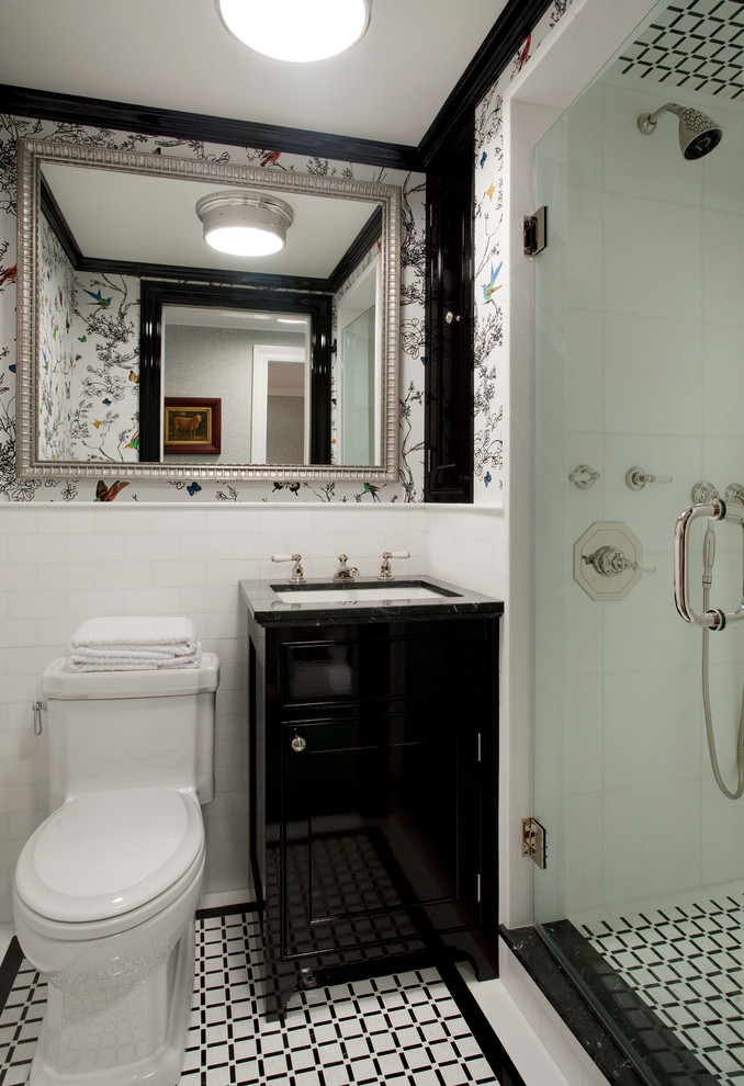 Small Bathroom Sinks Bathroom Traditional with Basketweave Ceiling Tile Basketweave