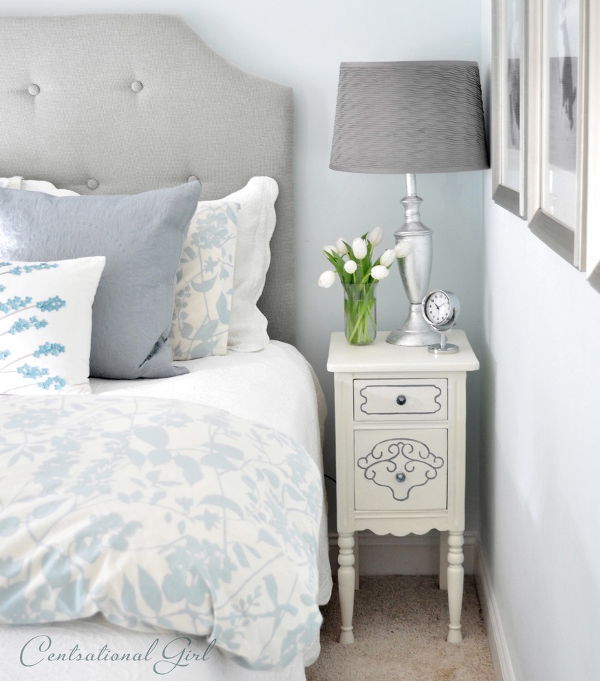 Small Bedside Table Bedroom Eclectic with None 