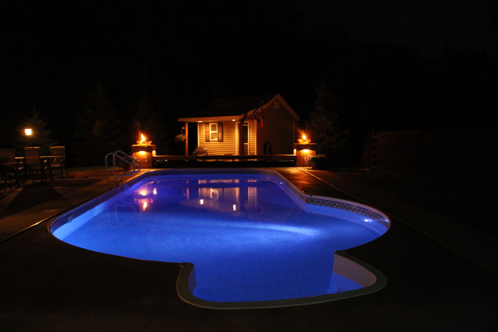Small Inground Pool Spaces Traditional with Backyard Retreat Beautiful Pools1
