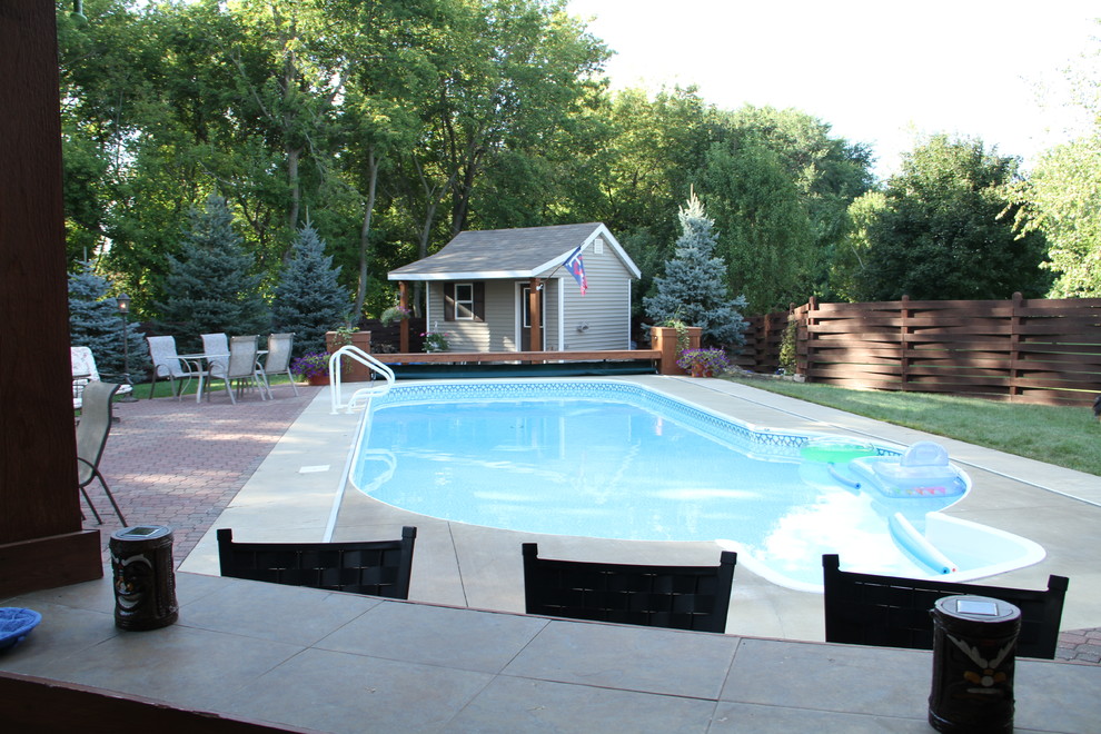 Small Inground Pool Spaces Traditional with Backyard Retreat Beautiful Pools2