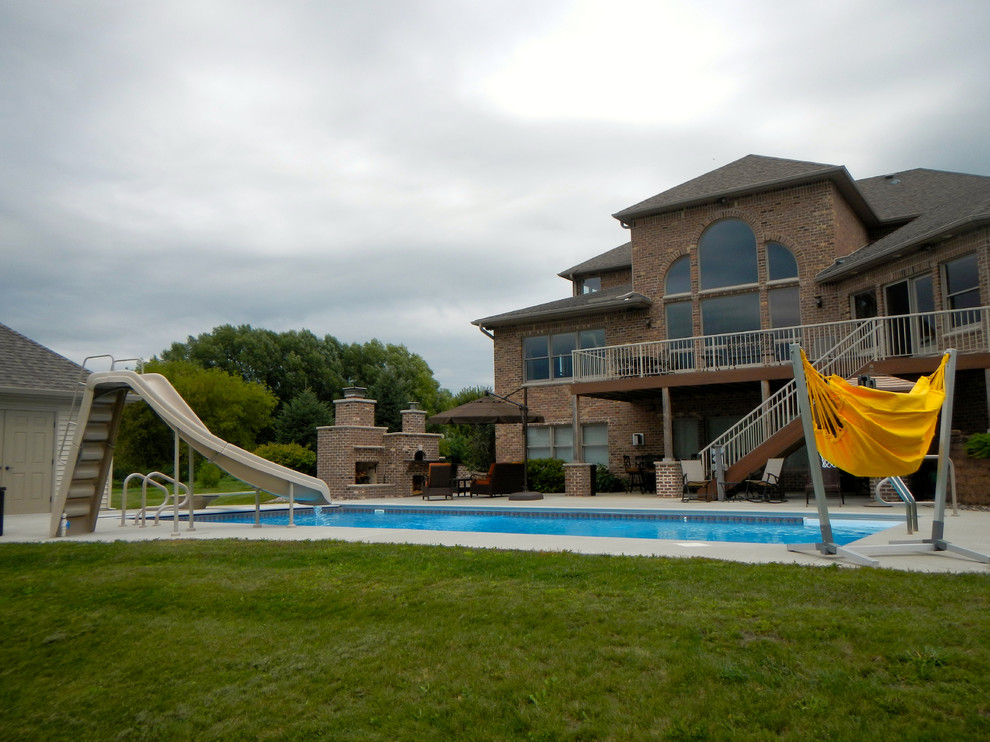 Small Inground Pool Spaces Traditional with Backyard Retreat Beautiful Pools4