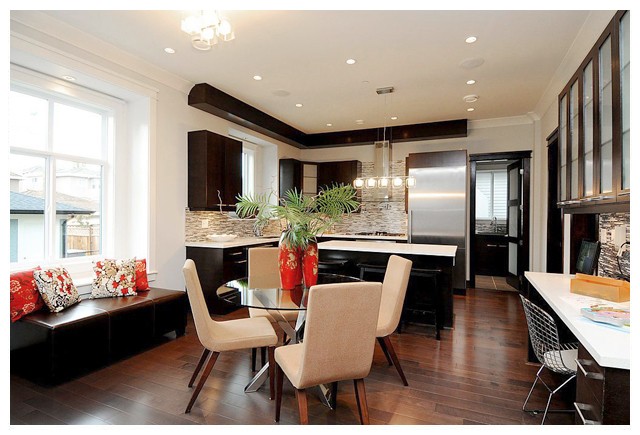 Small Kitchen Islands with Seating Kitchen Contemporary with Accent Tiles Accessories Ceiling