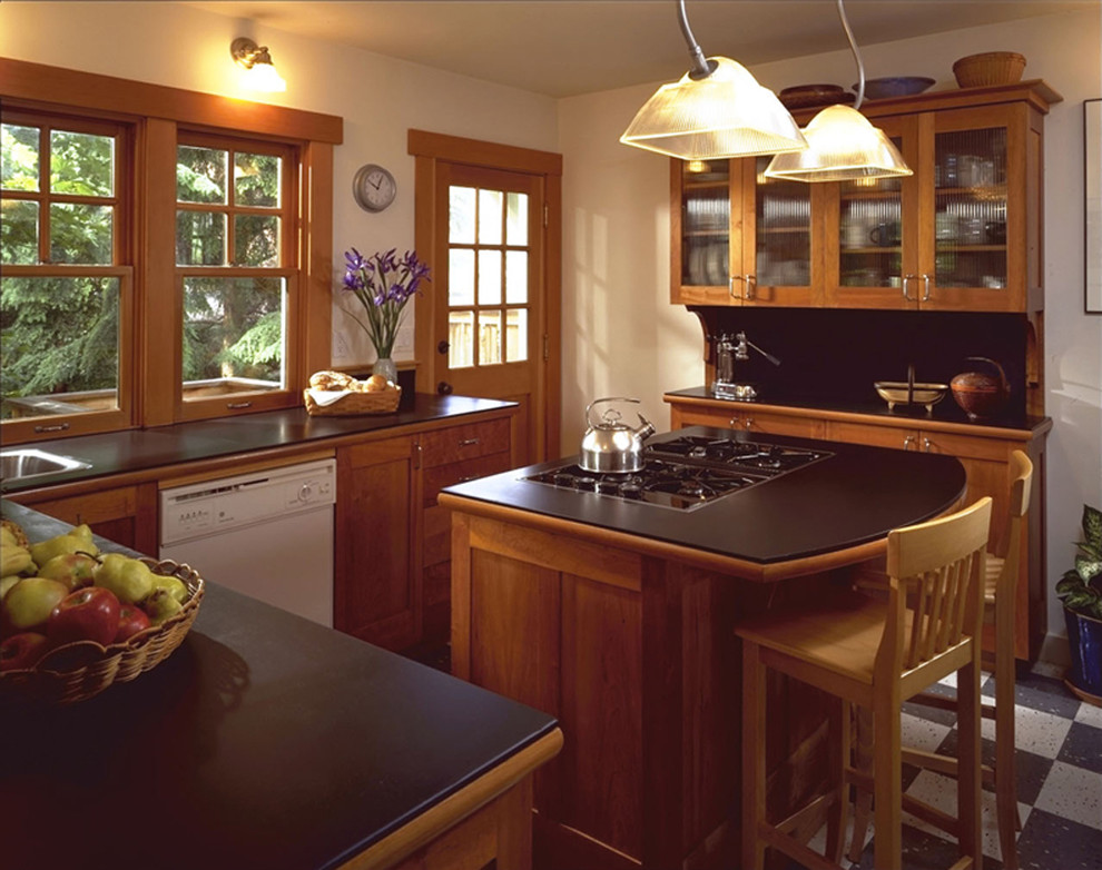 Small Kitchen Islands with Seating Kitchen Traditional with None 