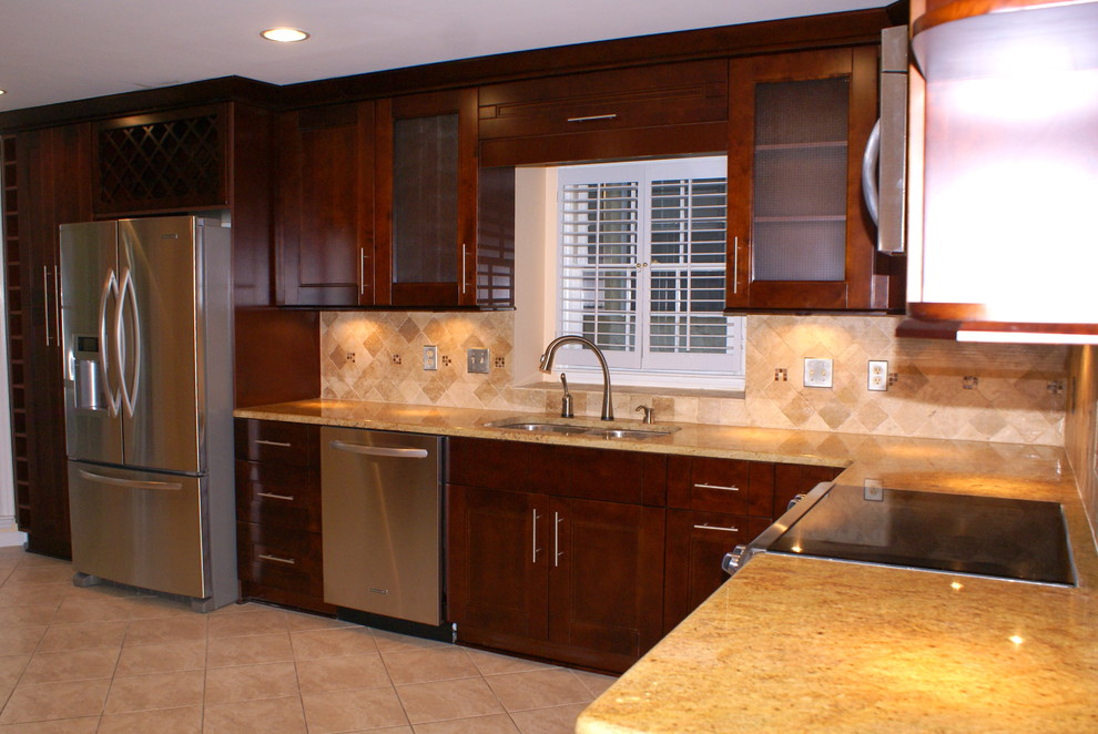 Small Kitchen Makeovers Kitchen Modern with None 2
