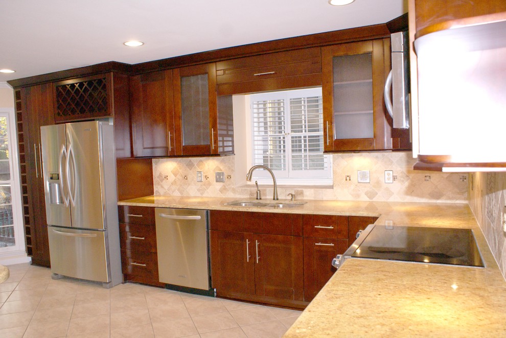 Small Kitchen Makeovers Kitchen Modern with None 3
