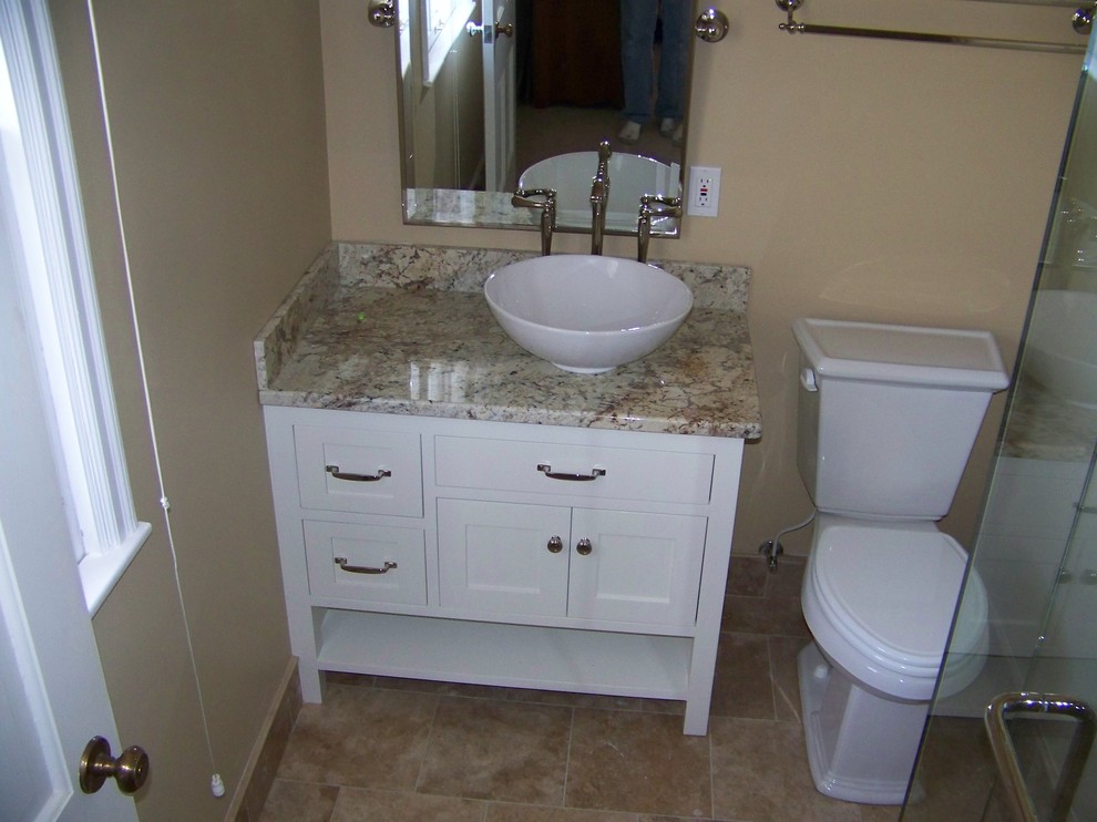 Small Master Bathroom Remodel Bathroom Contemporary with None 