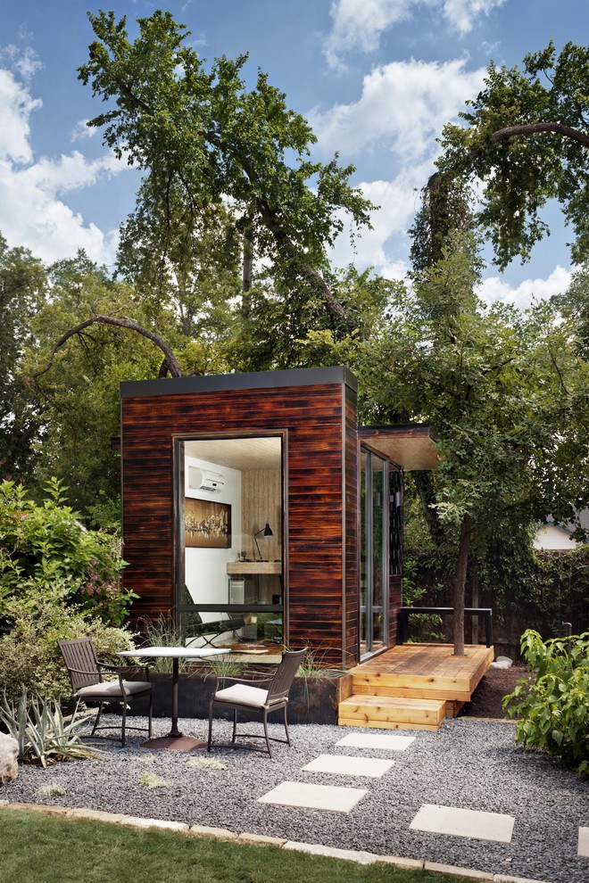 Small Office Designs Garage and Shed Modern with Addition Art Room Backyard