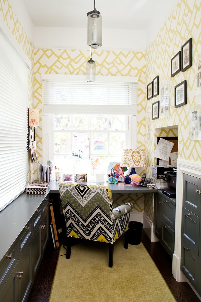 Small Office Designs Home Office Transitional with Accent Pillows Baby Blue