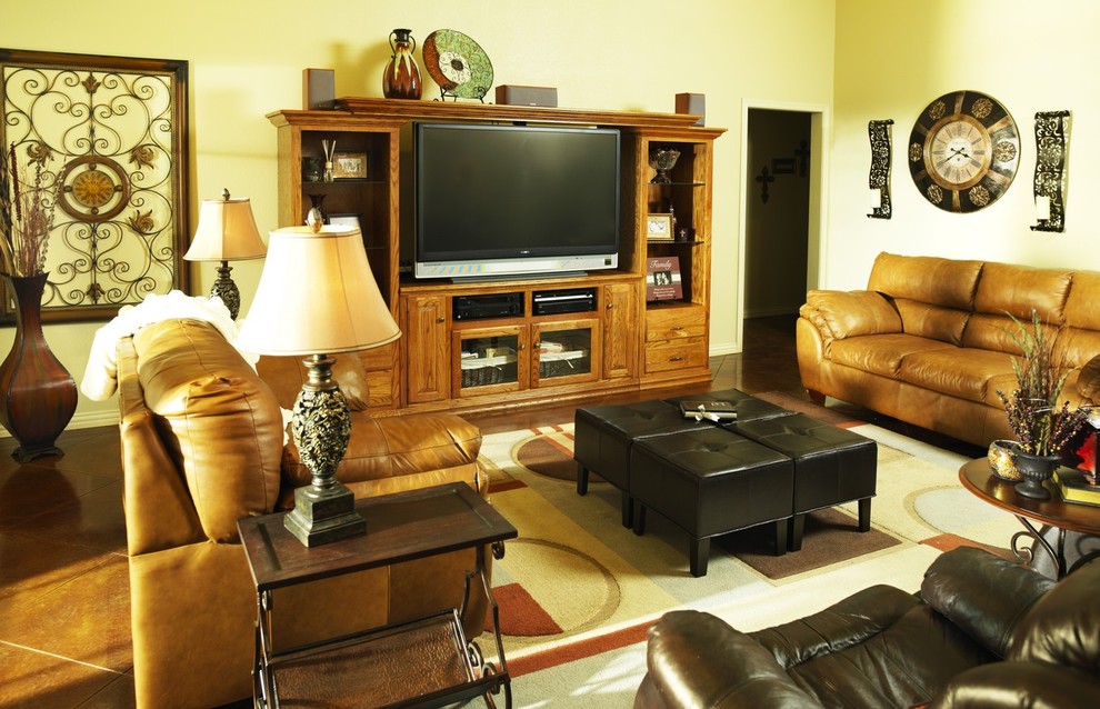 Small Ottomans Footstools Family Room Eclectic with Footstool Iron Grill Leather
