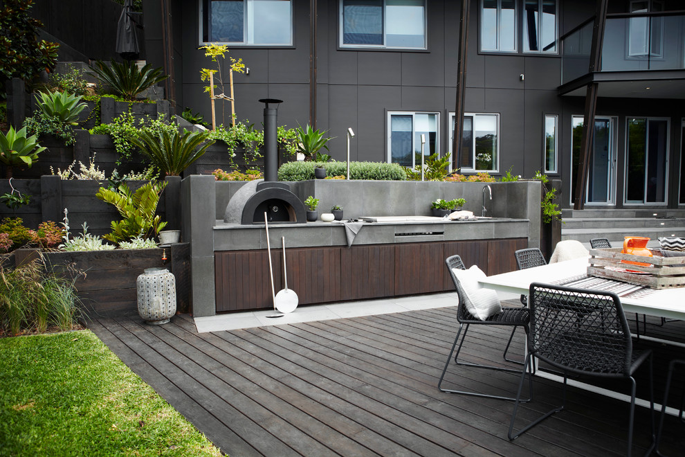 Small Outdoor Kitchens Deck Contemporary with Bbq Beautiful Pools Contemporary