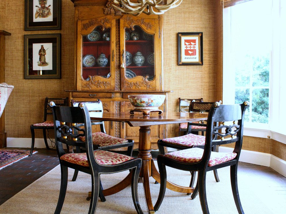 Small Round Dining Table Dining Room Traditional with Beige Rug Black Dining