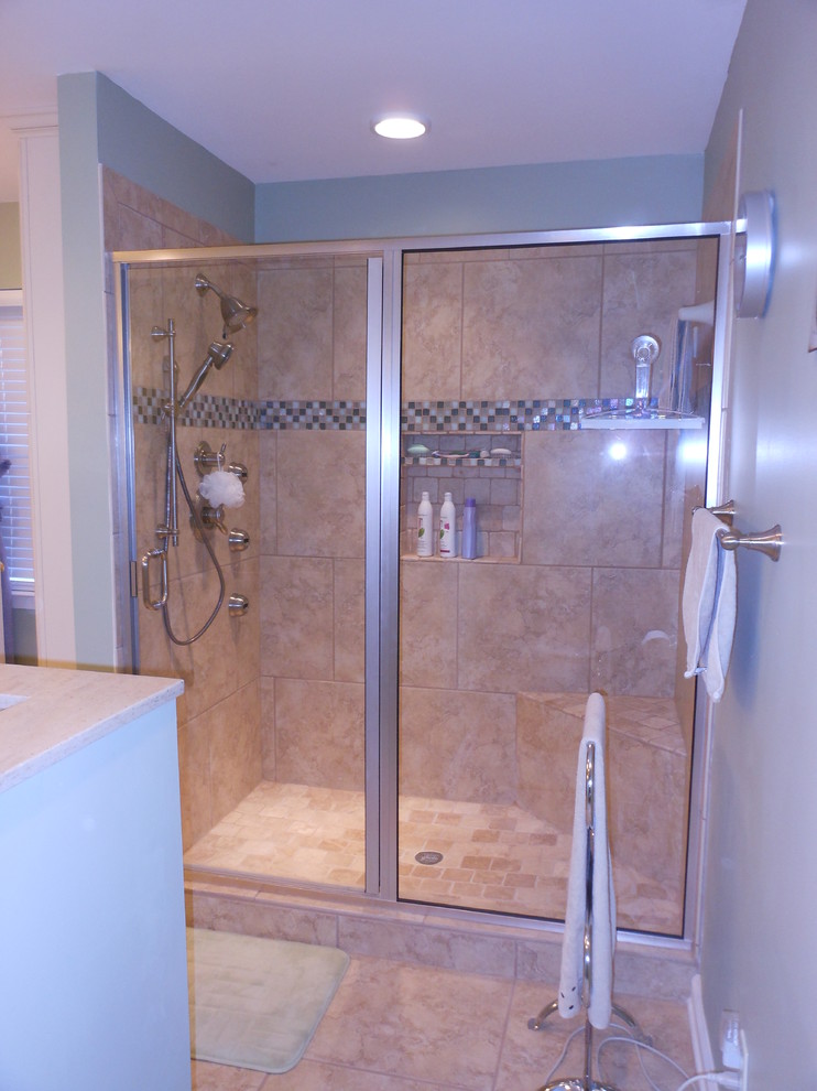 Small Soaker Tub Bathroom Traditional with 54 Tub Air Tub