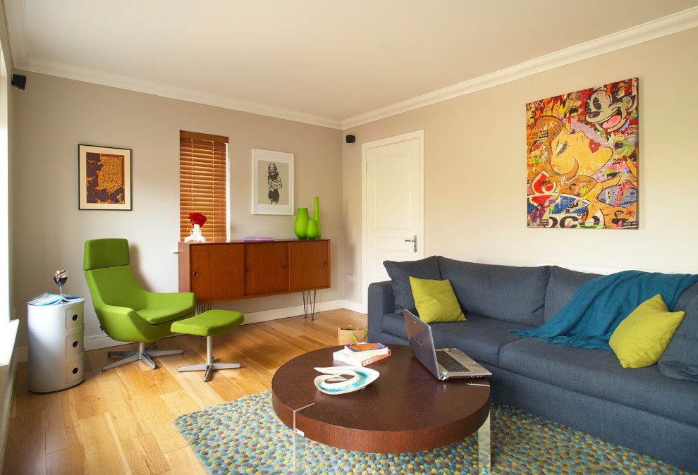 Small Space Furniture Living Room Eclectic with Area Rug Artwork Beige