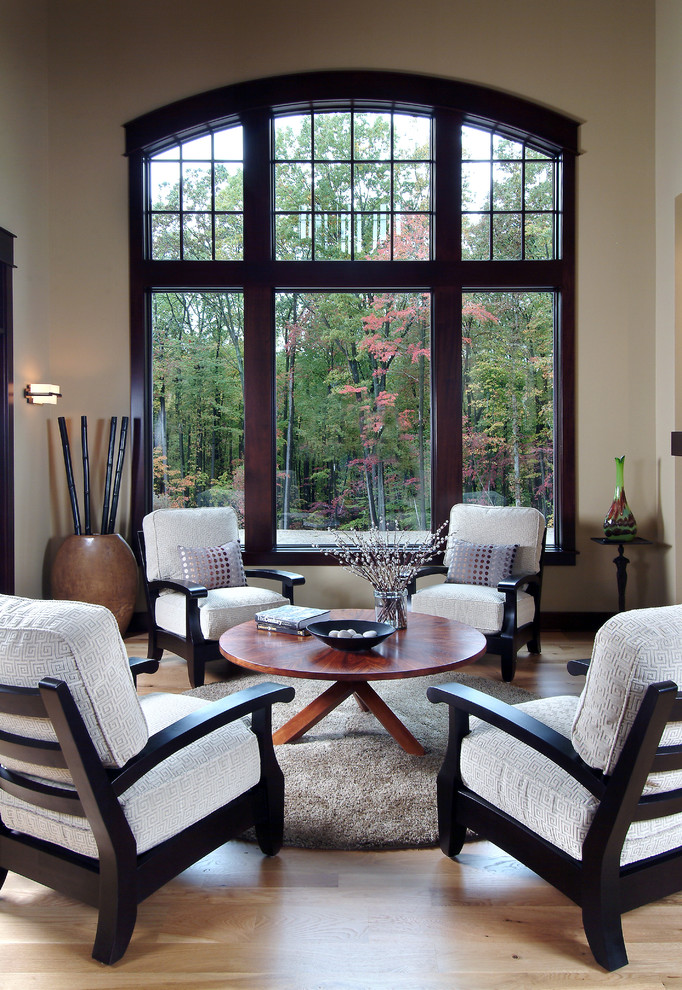 Small Space Furniture Living Room Traditional with Accent Tables Arch Window