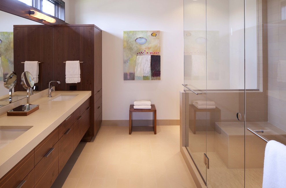 Small Towel Bar Bathroom Contemporary with None 